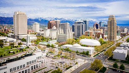 Salt Lake City Downtown skyline